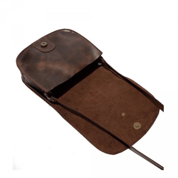 Torebka Fly London GLOU 751 Dk. Brown Rug P974751001