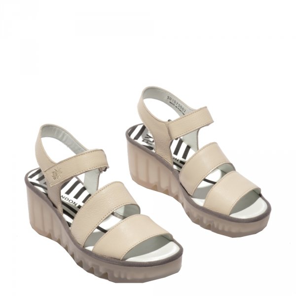Sandały Fly London BEXY 575 Offwhite Mousse P501575002