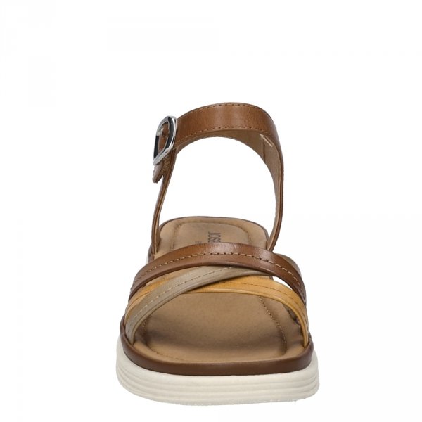 Sandały Josef Seibel SEVRAN 02 Cognac-Multi 76402 205 372