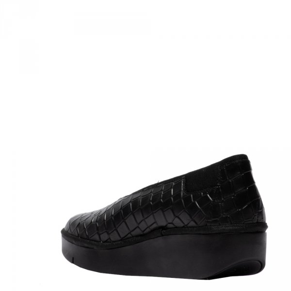 Czółenka Fly London JURY 470 Black Croco P501470004