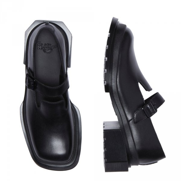 Półbuty Dr. Martens MAYBOLE MJ MARY JANE Black Wanama 32075001