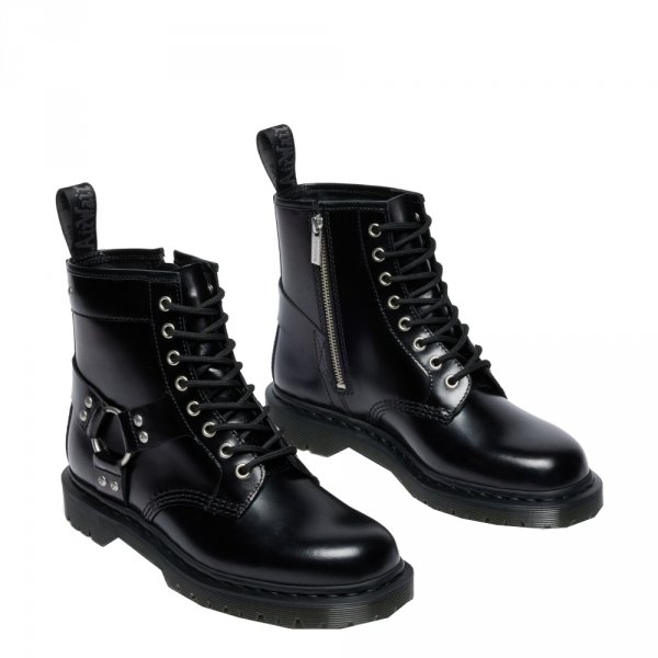 Buty Dr. Martens 1460 Harness 8 Eye Boot Black Analine 41388001