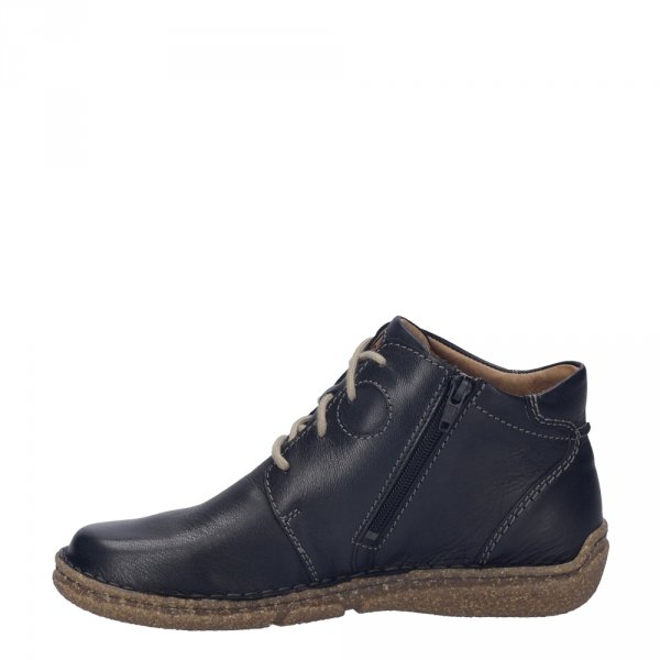 Botki damskie Josef Seibel NEELE 46 skórzane czarny 85146 480 100