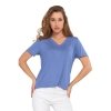 T-SHIRT DAMSKI Z NADRUKIEM Z WISKOZY BD1800-008