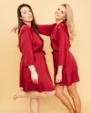 MONA SZLAFROK SATYNOWY PLUS SIZE