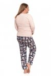 PIŻAMA DAMSKA PLUS SIZE PDD5600-003 - AW2023/24
