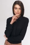 Nife Czarna koszula body  - B110
