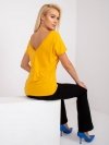 T-shirt-RV-TS-4662.86-ciemny żółty rozmiar - S