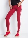 Leginsy-RV-LG-4954.53-bordowy rozmiar - M
