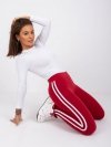 Leginsy-RV-LG-4954.53-bordowy rozmiar - M