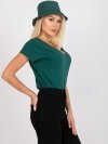 T-shirt-RV-TS-4832.35P-ciemny zielony rozmiar - S