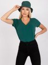 T-shirt-RV-TS-4832.35P-ciemny zielony rozmiar - S