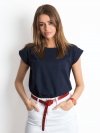 T-shirt-RV-TS-4833.67P-granatowy rozmiar - XS