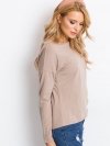 Bluzka-RV-BZ-5121.23P-ciemny bezowy rozmiar - L