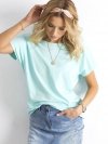 T-shirt-RV-TS-4662.27P-mietowy rozmiar - XL