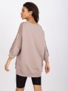 Bluzka-RV-BZ-7557.01-ciemny bezowy rozmiar - L/XL