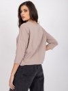 Bluzka-RV-BZ-0226.34P-ciemny bezowy rozmiar - S/M