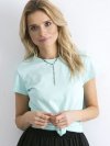 T-shirt-RV-TS-4623.21-mietowy rozmiar - L