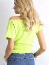 T-shirt-RV-BZ-4622.27-fluo zielony rozmiar - M