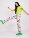 T-shirt-RV-TS-4623.84-fluo zielony rozmiar - S