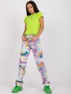 T-shirt-RV-TS-4623.84-fluo zielony rozmiar - M