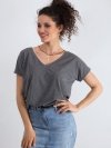 T-shirt-RV-TS-4832.28P-ciemny szary rozmiar - XL