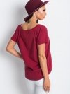 T-shirt-RV-TS-4832.16P-bordowy rozmiar - S