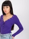 Bluzka-RV-BZ-7439.18-ciemny fioletowy rozmiar - L