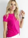 T-shirt-RV-TS-4623.71-fuksjowy rozmiar - XS