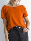 T-shirt-RV-TS-4662.39P-ciemny pomarańczowy rozmiar - L