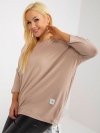 Bluzka-RV-BZ-3770.92-beżowy rozmiar - ONE SIZE