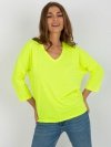 Bluzka-RV-BZ-7663.05-fluo żółty rozmiar - ONE SIZE