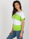Bluzka-RV-BZ-8640.36X-biało-zielony rozmiar - L/XL