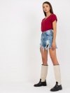 T-shirt-B-014.04X-bordowy rozmiar - S
