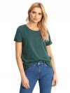 T-shirt-RV-TS-4838.17P-ciemny zielony rozmiar - XS