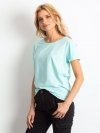 T-shirt-RV-TS-4838.56P-mietowy rozmiar - XL