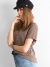 T-shirt-RV-TS-4662.24P-brązowy rozmiar - M