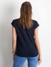 T-shirt-RV-TS-4839.10P-granatowy rozmiar - XS