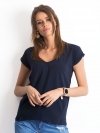 T-shirt-RV-TS-4839.10P-granatowy rozmiar - S