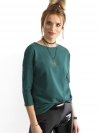 Bluzka-RV-BZ-4661.54P-ciemny zielony rozmiar - S