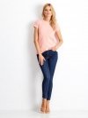 T-shirt-RV-TS-4623.19-brzoskwiniowy rozmiar - XS