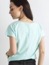 T-shirt-RV-BZ-4622.84-mietowy rozmiar - S