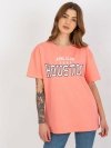 T-shirt-EM-TS-527-1.26X-brzoskwiniowy rozmiar - ONE SIZE