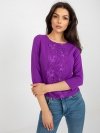 Bluzka-LK-BZ-506522.07-fioletowy rozmiar - 38
