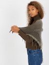 Chustka-AT-CH-0411.68P-ciemny zielony rozmiar - ONE SIZE