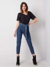 Spodnie jeans-320-SP-2902.09P-ciemny niebieski rozmiar - 26