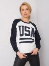 Bluza-DS-BL-1111.06P-biało-granatowy rozmiar - S