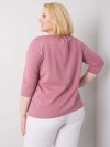 Bluzka-RV-BZ-6334.19P-ciemny różowy rozmiar - 2XL