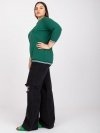 Bluzka-RV-BZ-6640.86-ciemny zielony rozmiar - 2XL