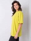 T-shirt-RV-TS-6052.71P-limonkowy rozmiar - ONE SIZE